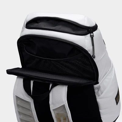 Nike Hoops Elite 32L Backpack White / Black - Metallic Gold