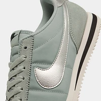 Nike Women's Cortez Textile Light Pumice / Metallic Silver
