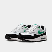 Nike Air Max 1 GS White / Stadium Green - Pure Platinum