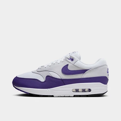 Nike Air Max 1 White / Field Purple - Black