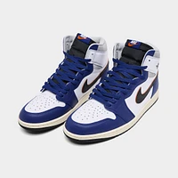 Jordan 1 Retro High OG White / Black Neutral Grey - Deep Royal Blue
