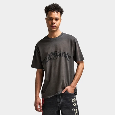 Ed Hardy Vintage Panther Flame Graphic T-Shirt / Charcoal