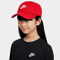 Nike Kids Unstructured Futura Wash Strapback Cap University Red / White