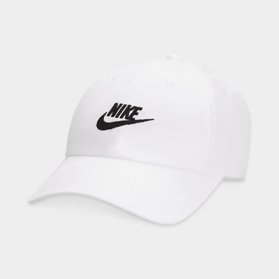 Nike Club Unstructured Futura Wash Cap White / Black