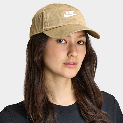Nike Club Unstructured Futura Wash Cap Beige/ White