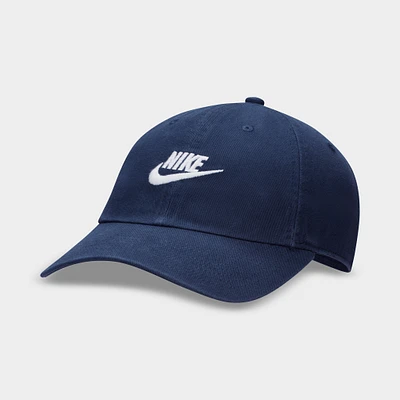 Nike Unstructured Futura Wash Cap Midnight Navy / White