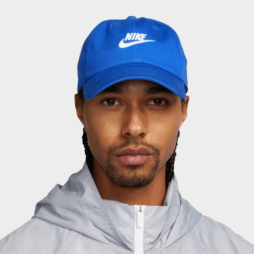 Nike Club Unstructured Futura Wash Cap Game Royal / White