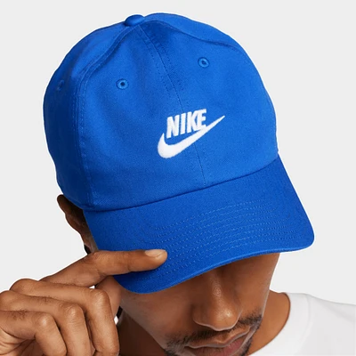 Nike Club Unstructured Futura Wash Cap Game Royal / White