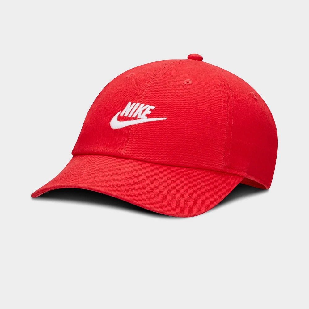 Nike Club Unstructured Futura Wash Cap / Red