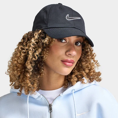 Nike Club Unstructured Swoosh Cap Black /