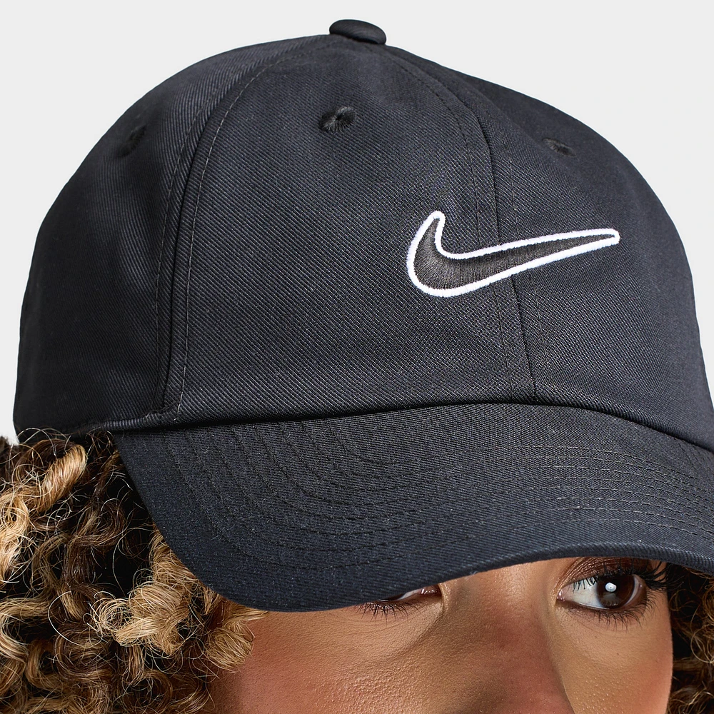 Nike Club Unstructured Swoosh Cap Black /