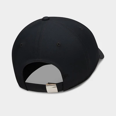 Nike Club Unstructured Metal Swoosh Cap Black / Silver