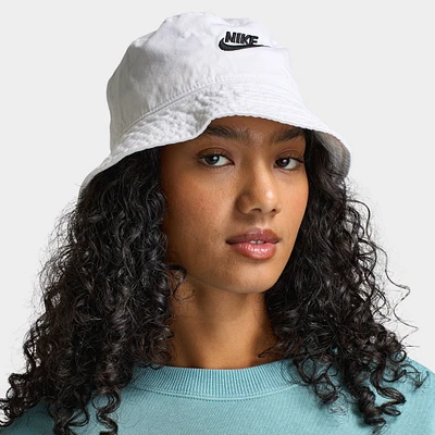 Nike Futura Washed Bucket Hat White / Black