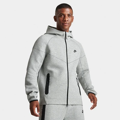 Nike Sportswear Tech Fleece Windrunner Full Zip Hoodie Dark Grey Heather / Black