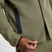 Nike Sportswear Tech Fleece Windrunner Full Zip Hoodie Medium Olive / Black