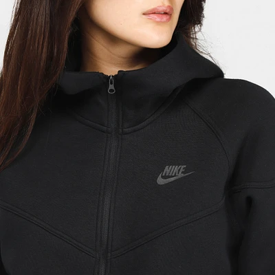 Nike Sportswear Women's Tech Fleece Windrunner Full Zip Hoodie Black /