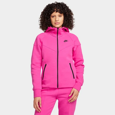 Nike Sportswear Women's Tech Fleece Windrunner Full Zip Alchemy Pink / Black