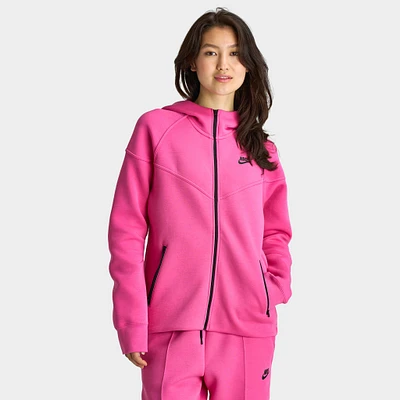 Nike Sportswear Women's Tech Fleece Windrunner Full Zip Alchemy Pink / Black