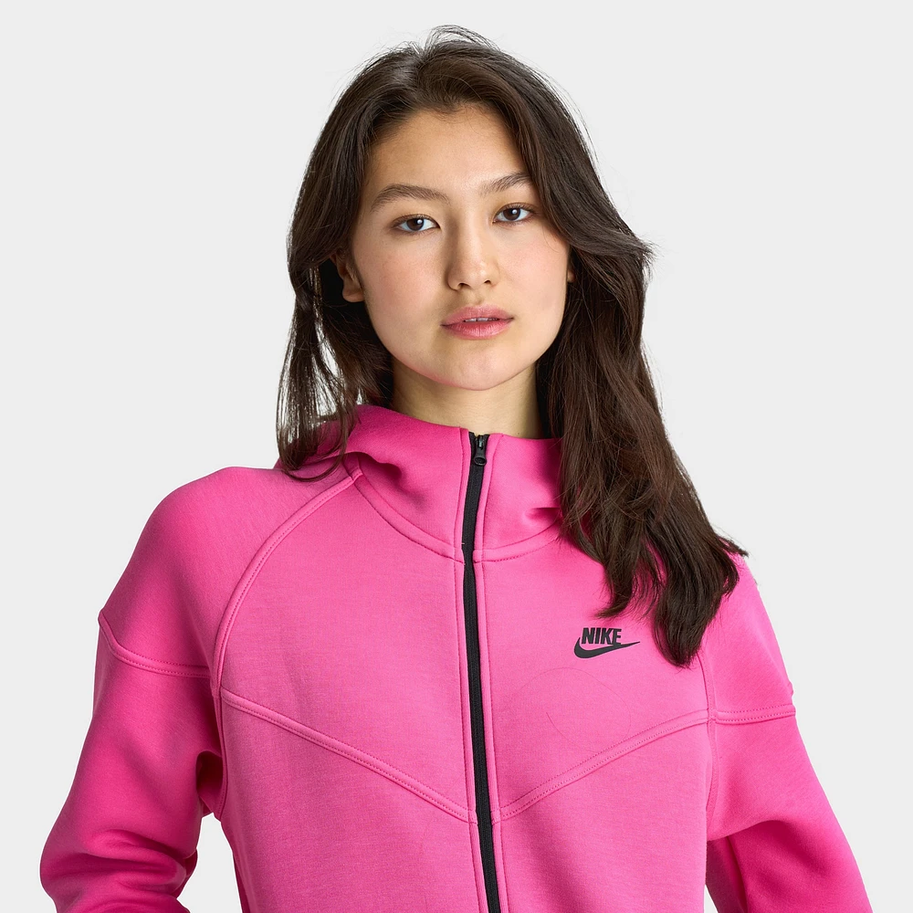 Nike Sportswear Women's Tech Fleece Windrunner Full Zip Alchemy Pink / Black