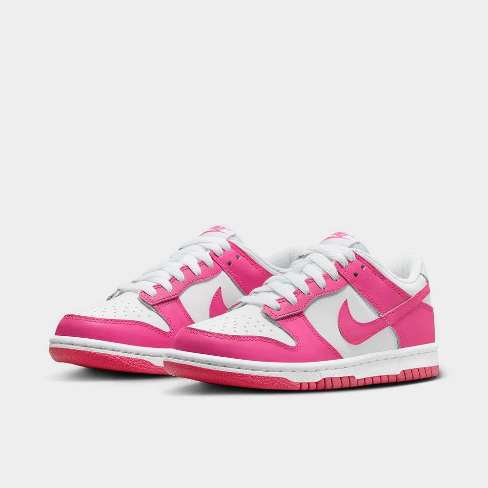 Nike Dunk Low GS White / Laser Fuchsia