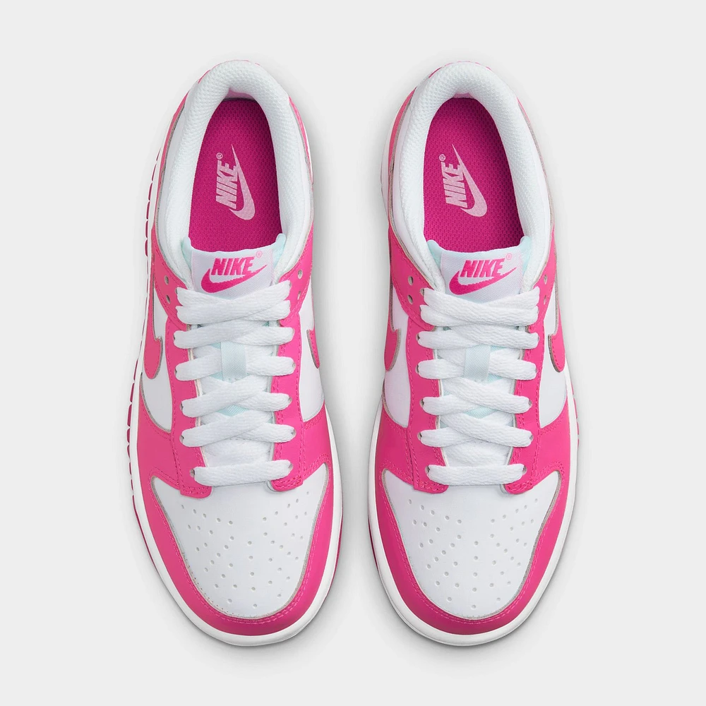 Nike Dunk Low GS White / Laser Fuchsia