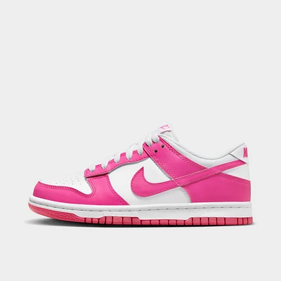 Nike Dunk Low GS White / Laser Fuchsia
