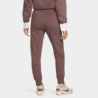 Nike Sportswear Women's Phoenix Fleece High-Waisted Joggers Plum Eclipse / White