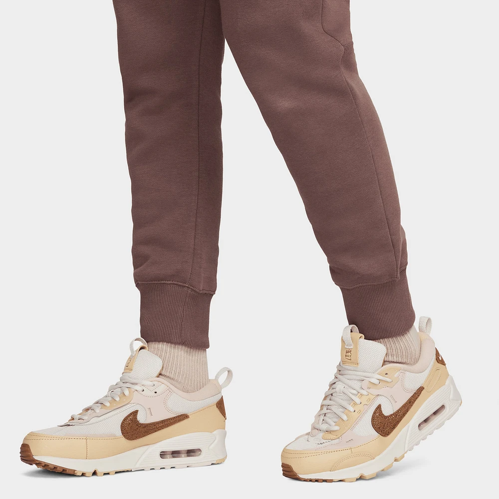 Nike Sportswear Women's Phoenix Fleece High-Waisted Joggers Plum Eclipse / White