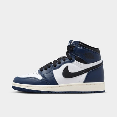 Jordan 1 High OG GS Midnight Navy / Black - White