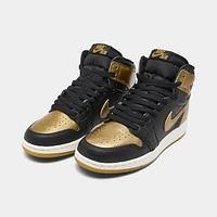 Jordan 1 High OG GS Black / Metallic Gold - Sail