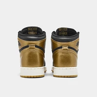 Jordan 1 High OG GS Black / Metallic Gold - Sail