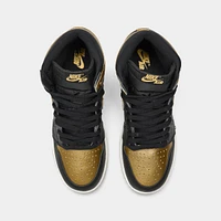 Jordan 1 High OG GS Black / Metallic Gold - Sail