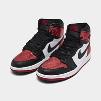 Jordan Women's 1 Retro High OG Varsity Red / Black - White