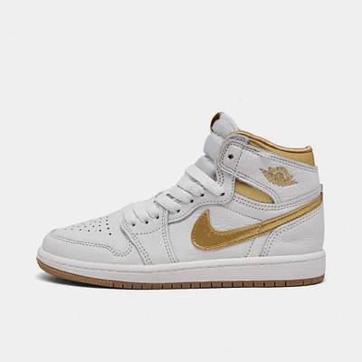 Jordan 1 Retro High OG PS White / Metallic Gold - Gum