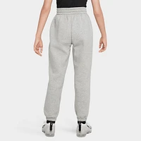 Nike Junior Girls' Club Fleece Loose Pants / Dark Grey Heather