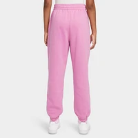 Nike Junior Girls' Club Fleece Loose Pants Magic Flam
