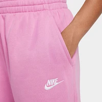 Nike Junior Girls' Club Fleece Loose Pants Magic Flam
