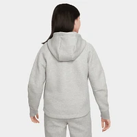 Nike Sportswear Junior Girls' Tech Fleece Full Zip Hoodie / Dark Grey Heather