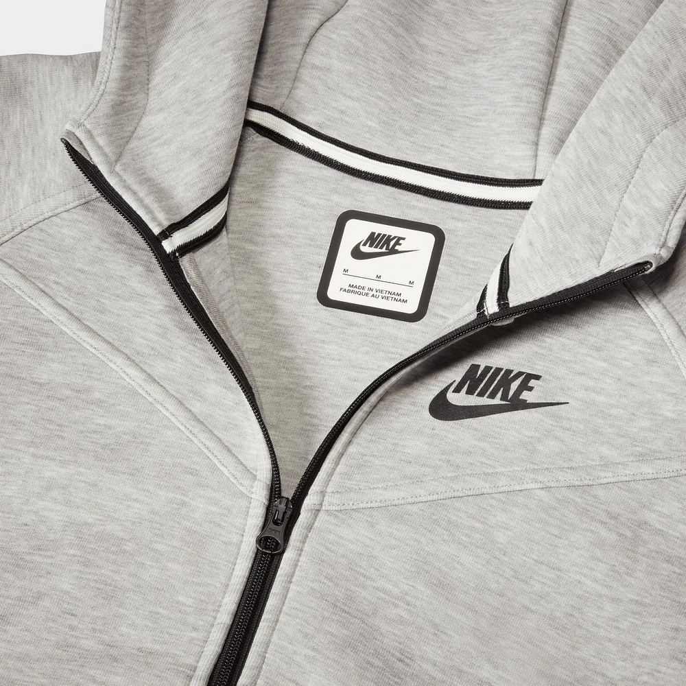Nike Sportswear Junior Girls' Tech Fleece Full Zip Hoodie / Dark Grey Heather
