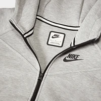 Nike Sportswear Junior Girls' Tech Fleece Full Zip Hoodie / Dark Grey Heather