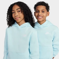 Nike Sportswear Club Fleece Juniors' Pullover Hoodie Glacier Blue / White