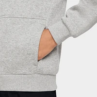 Nike Sportswear Club Fleece Juniors' Full Zip Hoodie Dark Grey Heather / Base - White