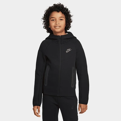 Nike Sportswear Junior Boys' Tech Fleece Full Zip Hoodie Black /