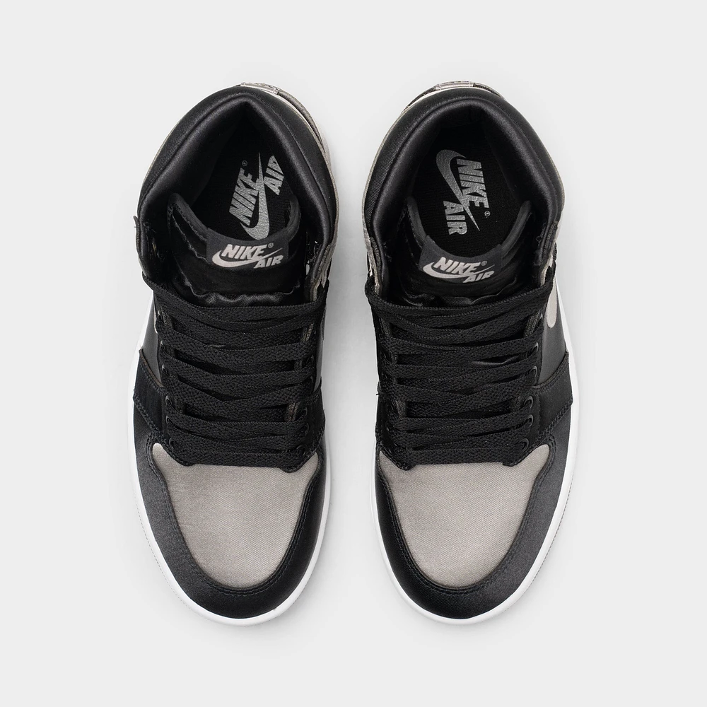Jordan Women's 1 Retro High OG Black / Medium Grey - White