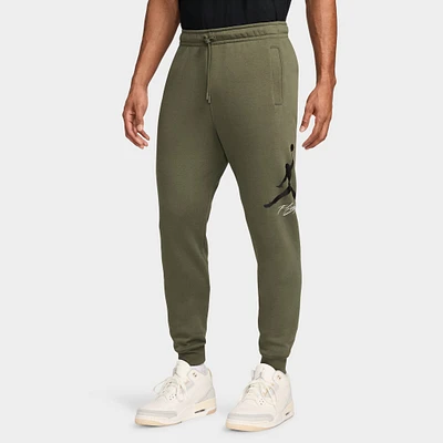 Jordan Essentials Fleece Baseline Pants Medium Olive / Black