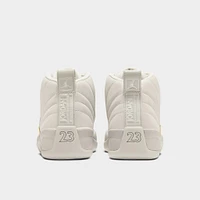 Jordan Women's 12 Retro Phantom / Metallic Gold - White
