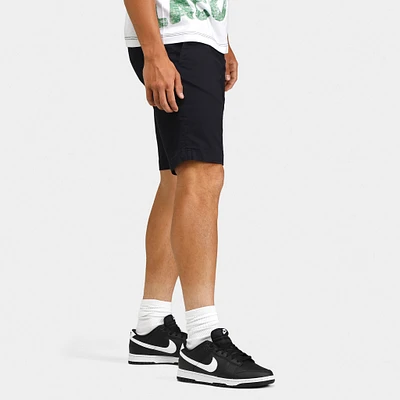 Lacoste Slim Fit Stretch Cotton Bermuda Shorts / Navy Blue