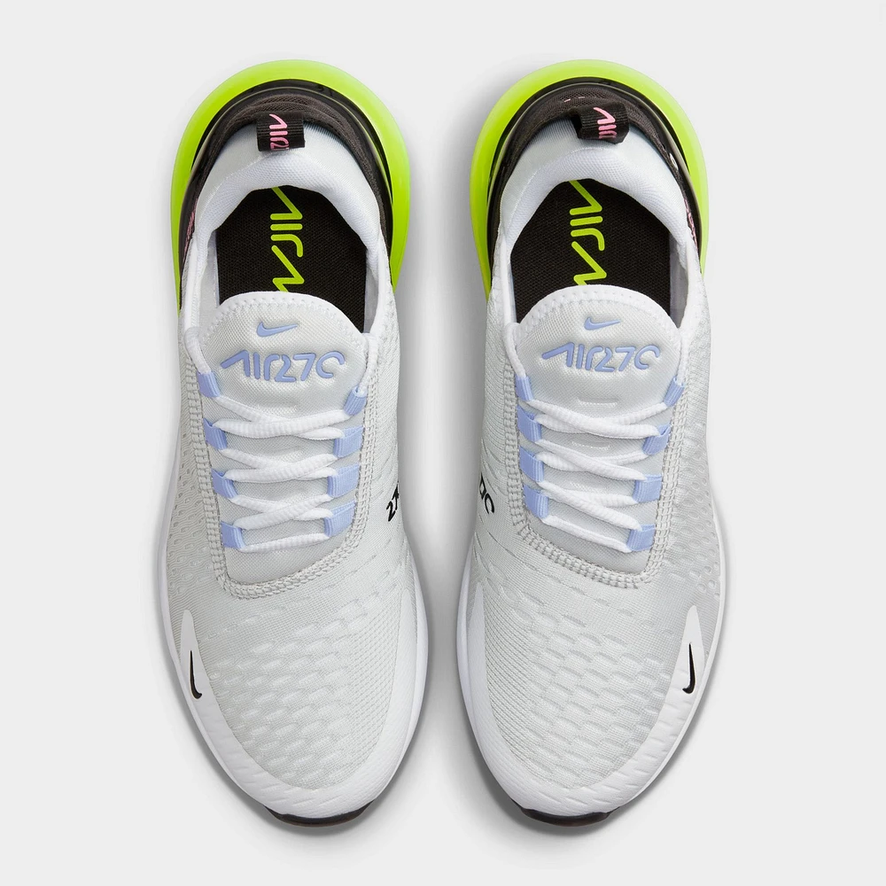 Nike Women's Air Max 270 Pure Platinum / Black - Volt