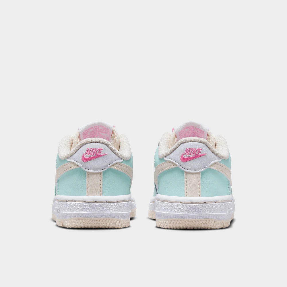 Nike Force 1 Low TD Jade Ice / Guava - White