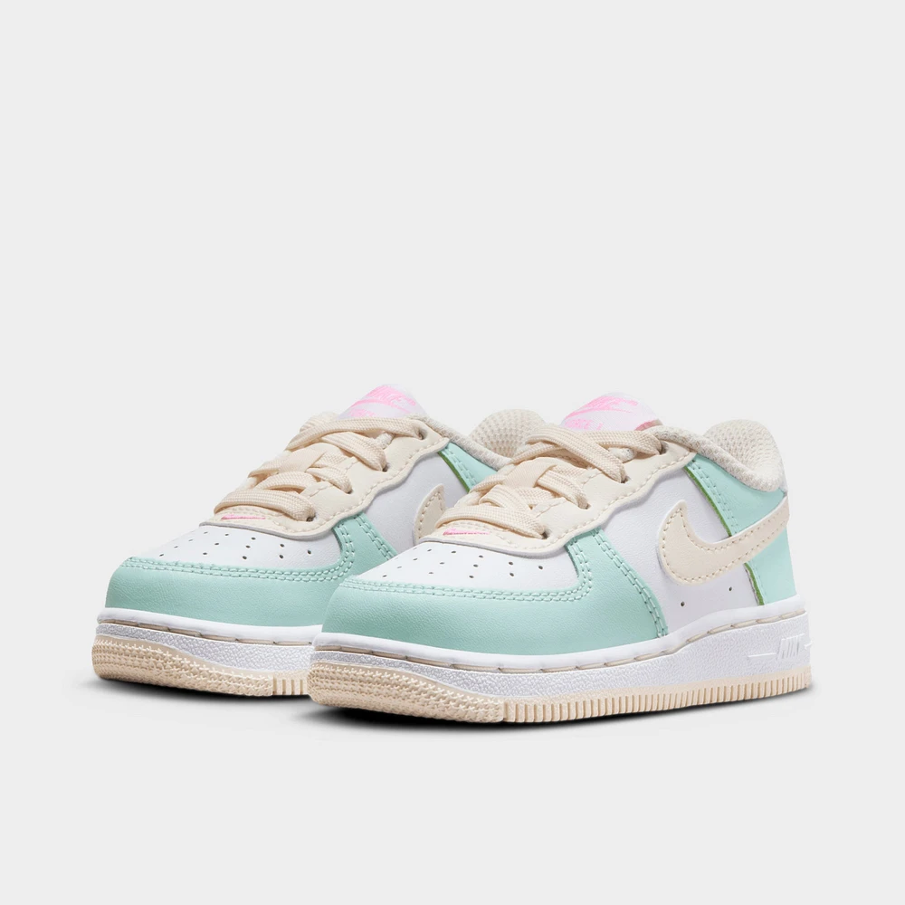 Nike Force 1 Low TD Jade Ice / Guava - White
